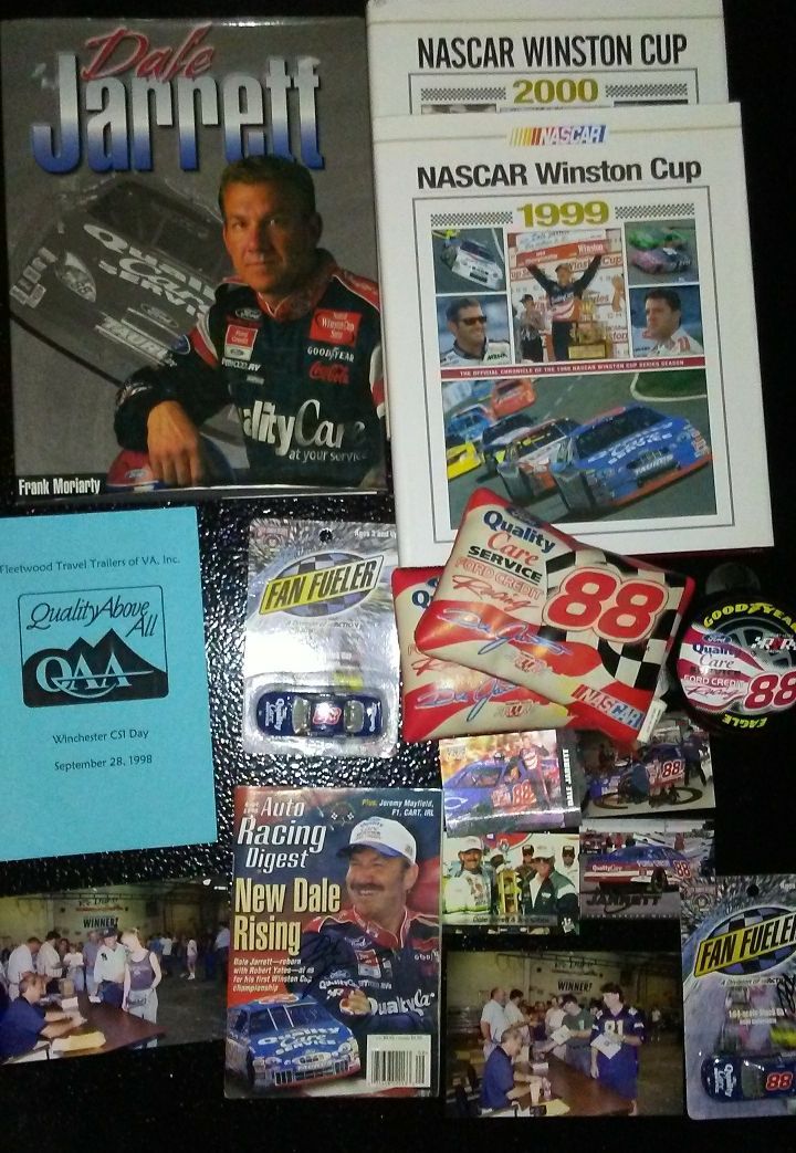 Dale Jarrett autographed items more. NASCAR racing