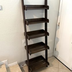 Leaning Ladder 5-Tier Shelf 