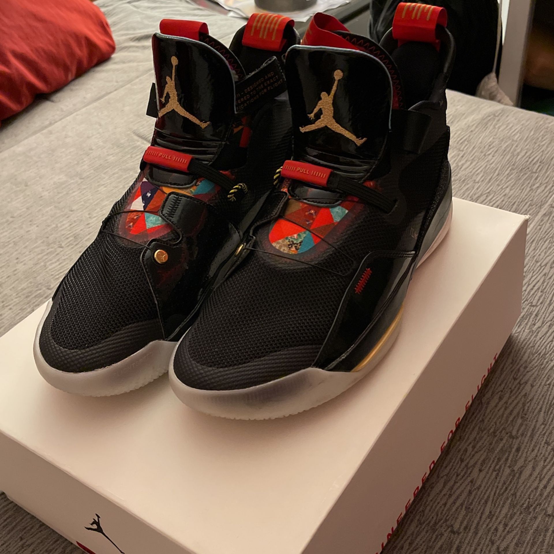 Air Jordan chinese new years XXXlll size 12 in men and 13 in women