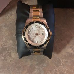 Bulova Men's Classic Calendar Quartz Silver Stainless Steel Watch 43 MM 98A198