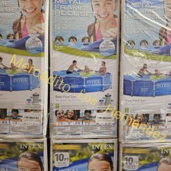Intex Metal Frame 10ft x 30in Pools NEW