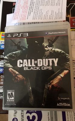 Cal of duty black ops for ps3