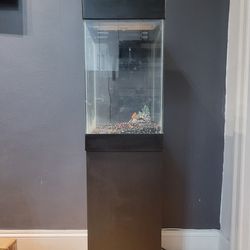 Fish Tank W Stand, Hood And Filter