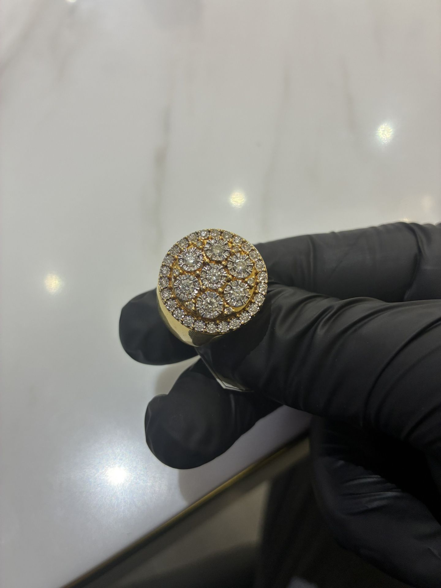 Ring With Natural Diamond