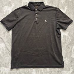 Ralph Lauren Polo Dark Grey Short Sleeve Shirt