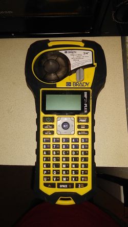 Brady bumper plus label maker