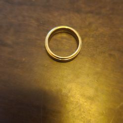 Rose gold plated tungsten carbide ring size 9.5