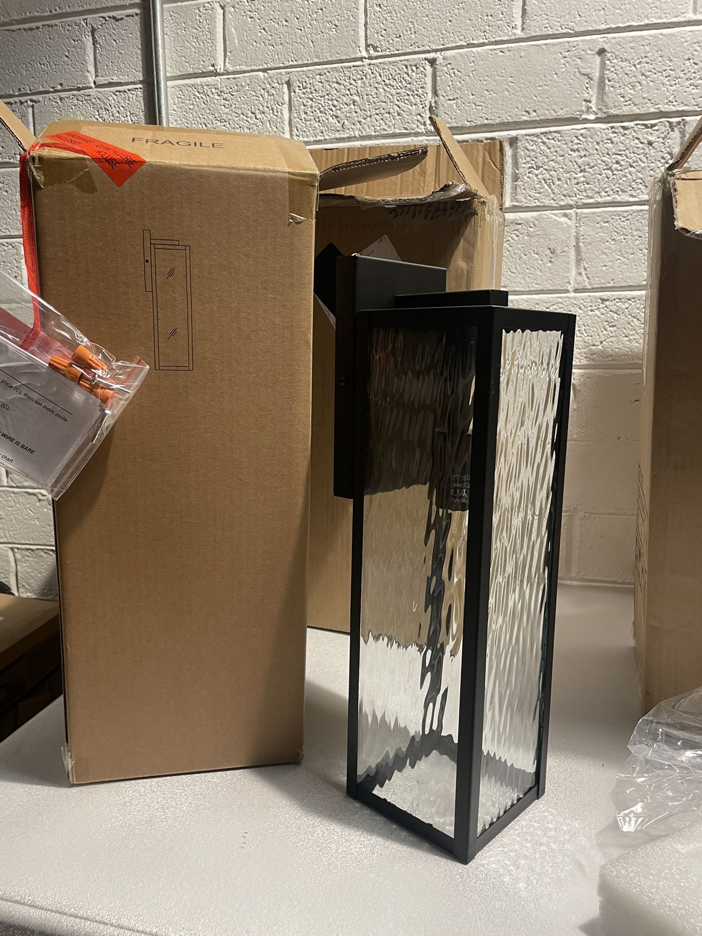 2-Pack Outdoor Wall Lanterns 16”