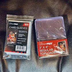Ultra Pro 3x4 Top Loaders & 100 Card Sleeves – Hawthorne NJ Pickup