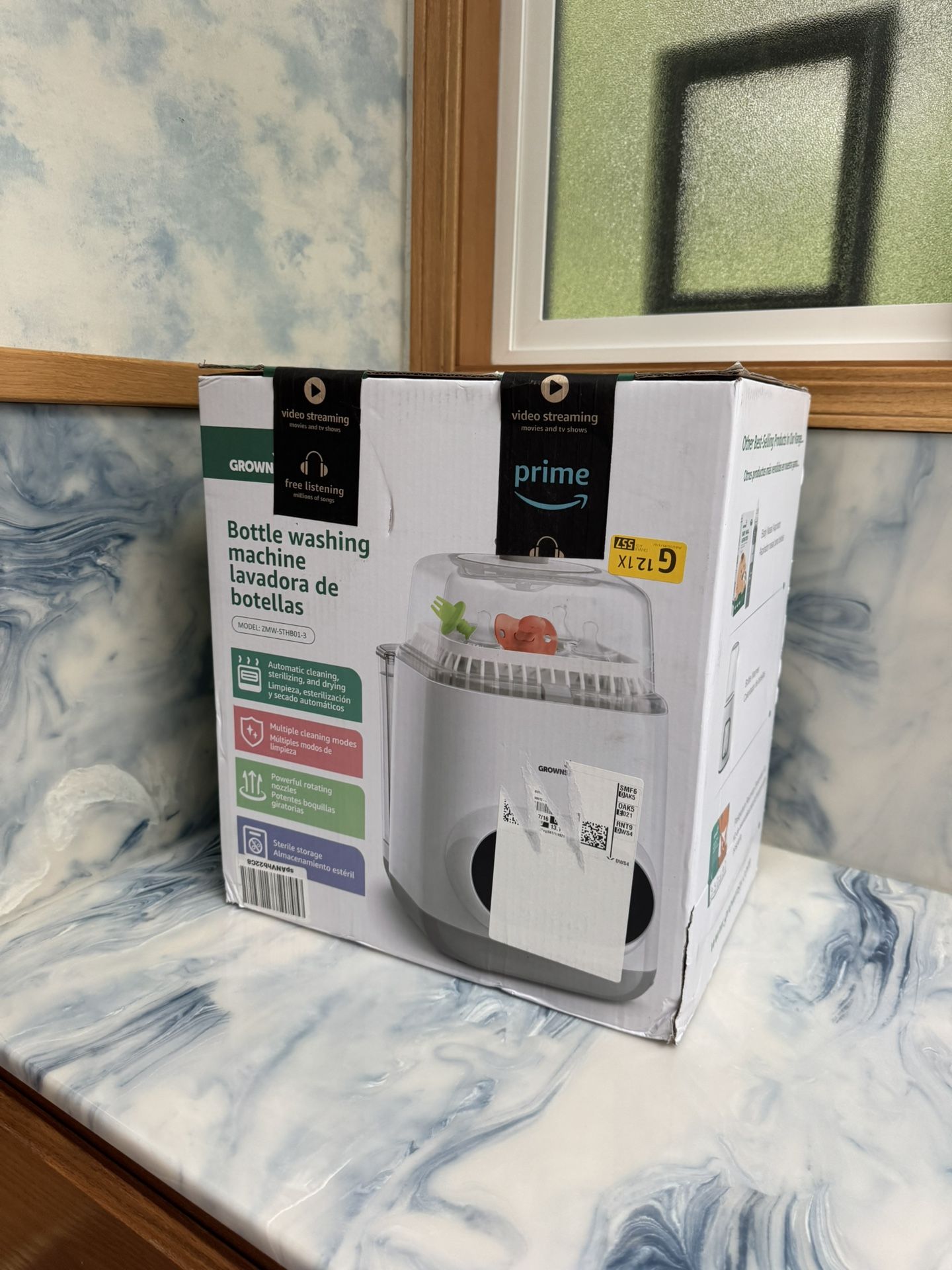NEW IN BOX - Grownsy EaseClean Bottle Washer Pro | All-in-One Bottle Washer and Sterilizer and Dryer