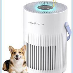 Air Purifers for Home, Hepa Air Purifier for Bedroom, Air Cleaner for Pet Dander, Quiet Sleep Mode, Portable Air Purifier for Office, Odor, Dust, Smok