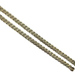 Unisex Curb Chain Solid 14k Yellow Gold 
