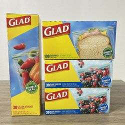 Glad Zipper Bags 
