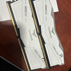 32gb Ddr5 Tforce Delta White Rgb Ram