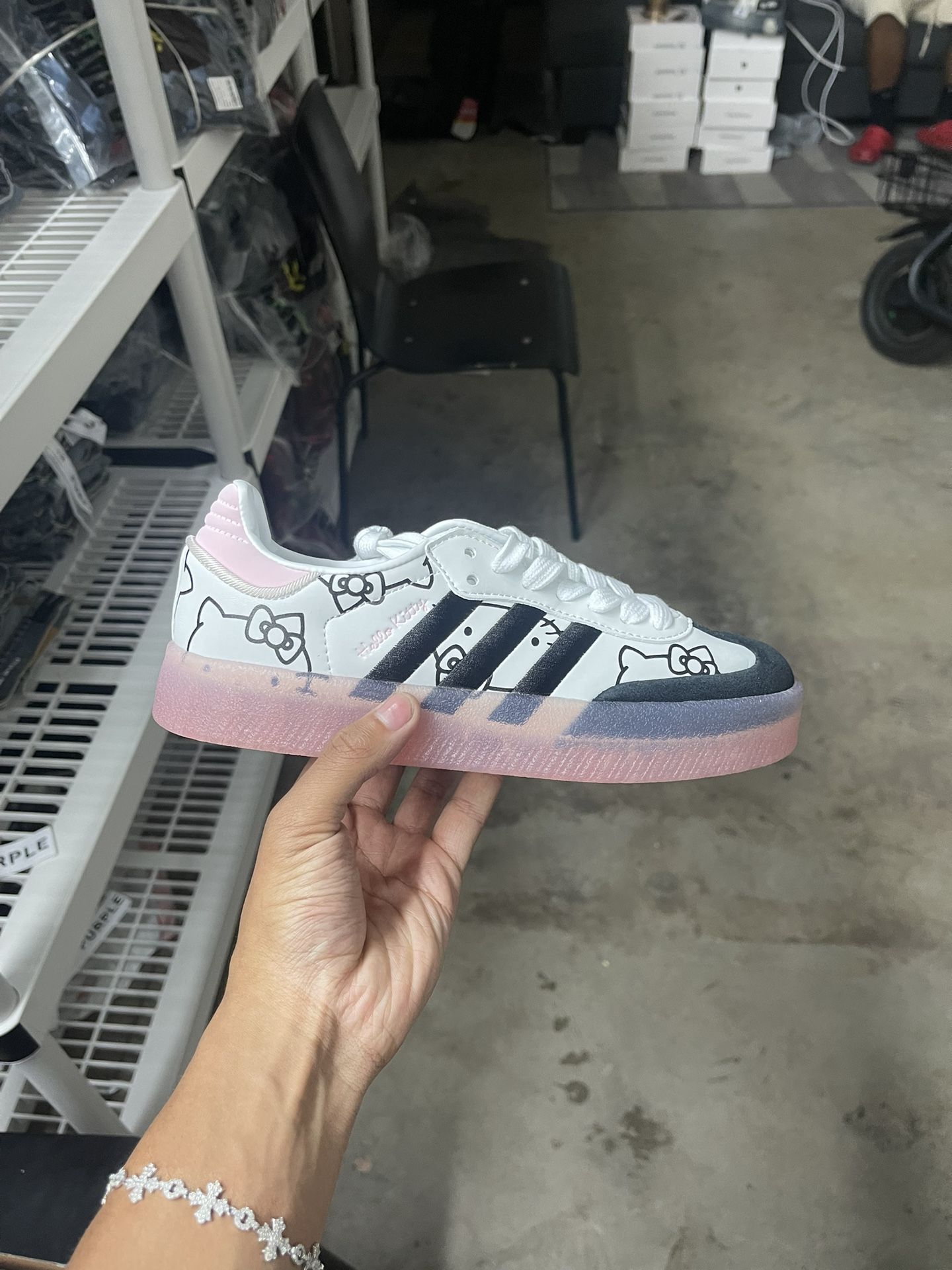 Hello Kitty X Adidas Samba Collab