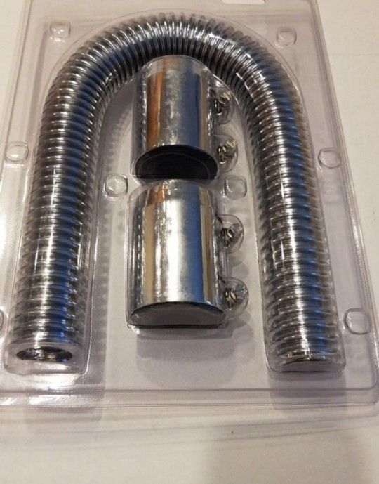 Chrome Radiator Hose Hot Rod Street Rod Race Car Tuner Custom Rat Rod Muscle Car