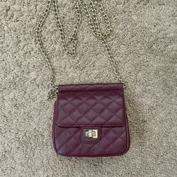 Burgundy Crossbody Bag 