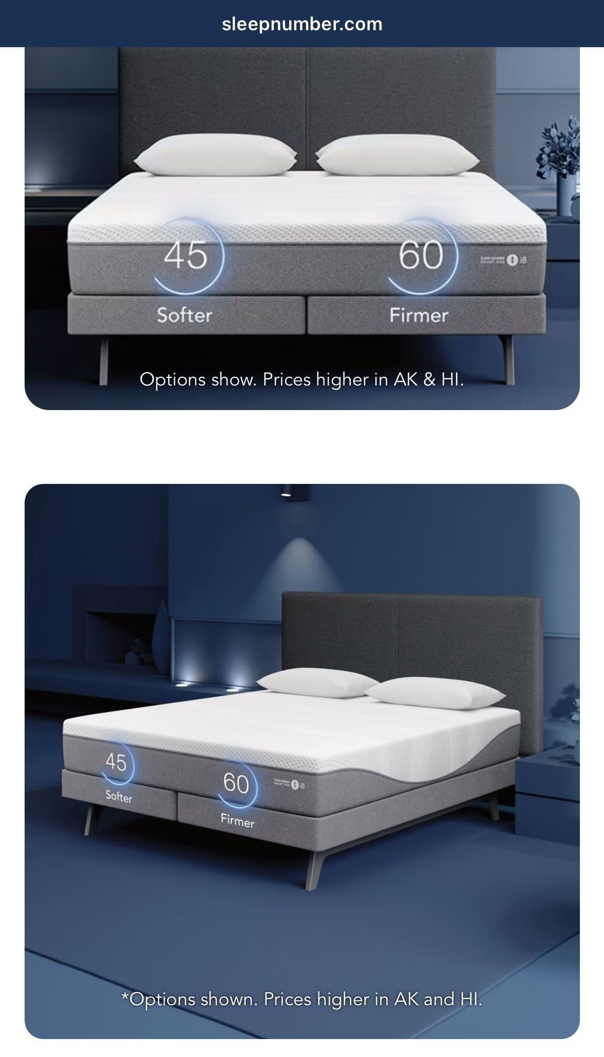 Sleep Number FlexTop i8 King 360 Smart Bed – Excellent Condition