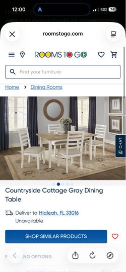 Rooms to Go Dining Table Set
