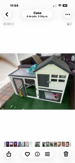 Casita para conejos