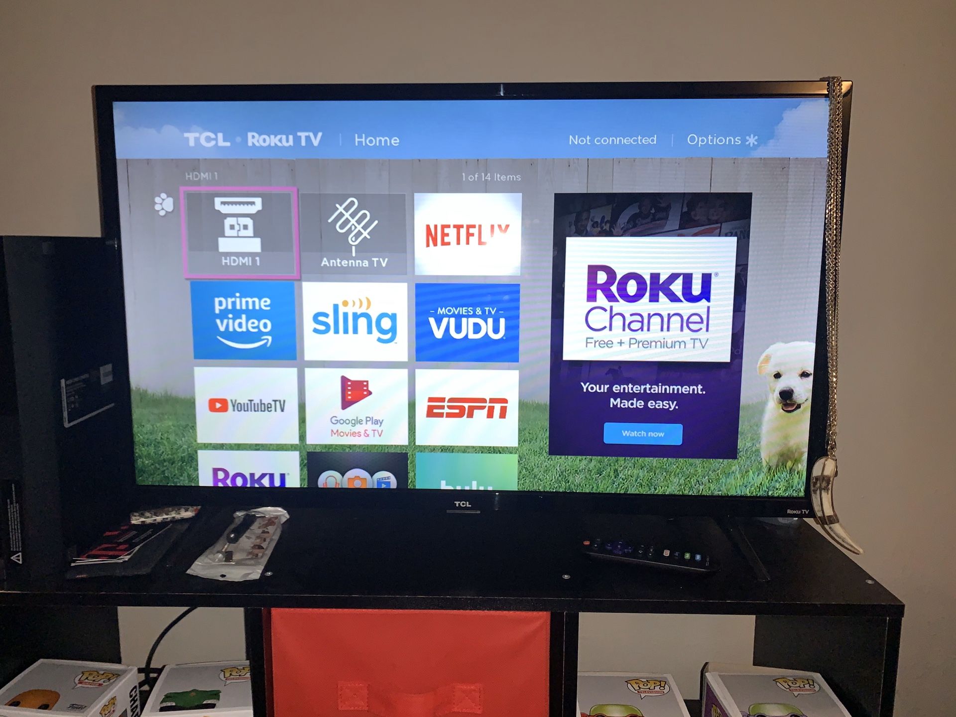 TCL 32’ smart TV!