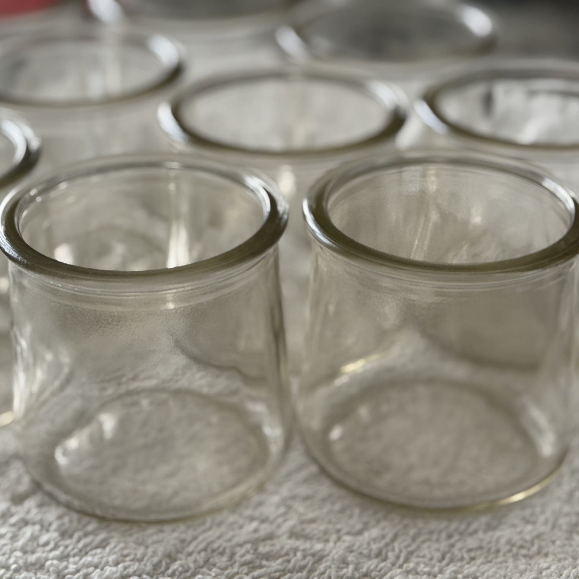 10 Glass Jars 5oz