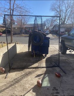 Football Training Net And Tire Kids Sports