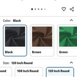 7 120in Round Black Tablecloths 