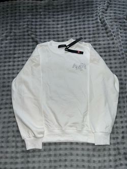 White  AMIRI crewneck sweat shirt size Small