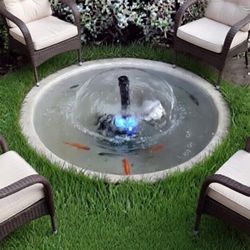 New Large Concrete Water Fountain Pond