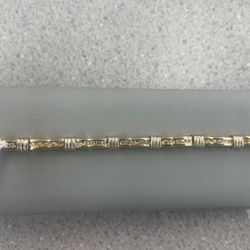 14k Gold Tennis Bracelet 