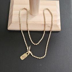 10k Gold Necklace 18 Inch