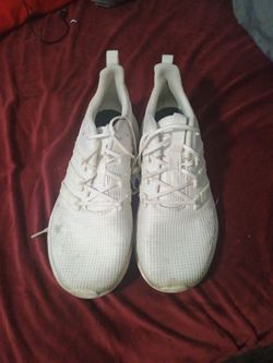 Adidas all white shoes