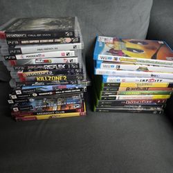 Video Game Bundles For Sale (PlayStation 2, 3, Wii u, and Xbox)