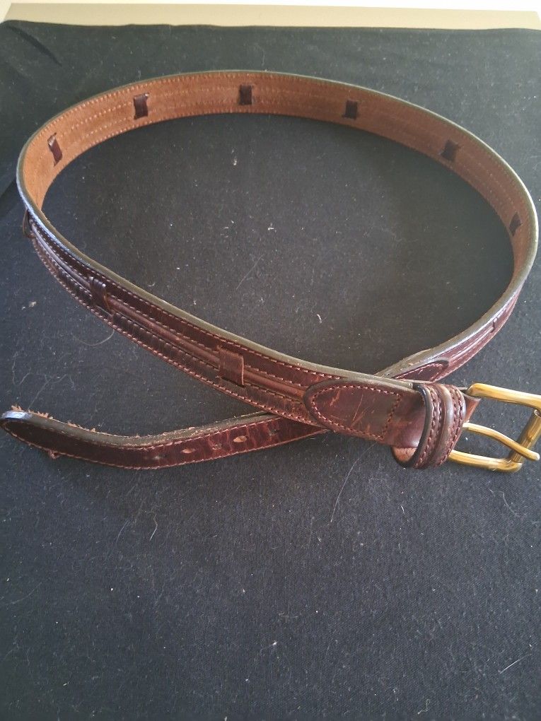 Brown Leather Belt