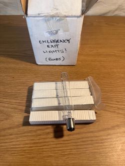 Exit and Emergency light Lamp 20T6.5- 20 Watt Double Contact Bayonet Base