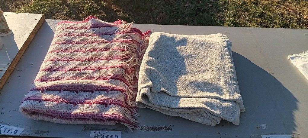 3 Double/Full Size Blankets