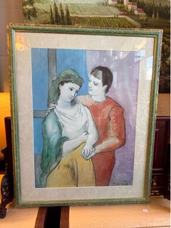 Vintage beautiful Picasso portraits 31 by 25