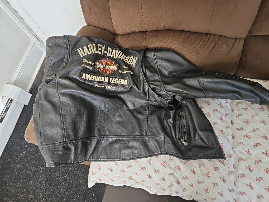 Leather Jacket,Harley Davidson
