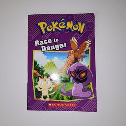 Vintage 90s Pokémon chapter book "Race to Danger"