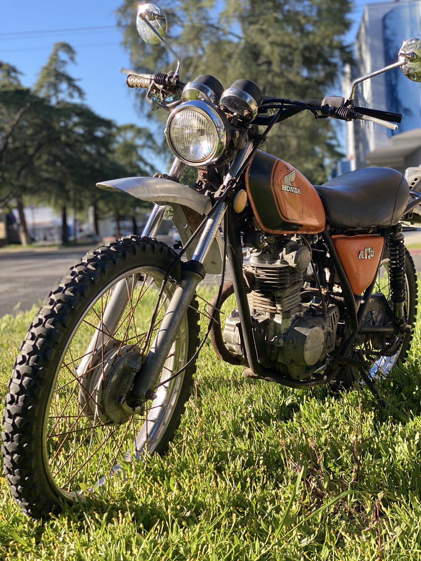 1974 HONDA XL175 Vintage street Legal Enduro Motorcycle Classic Dirtbike 