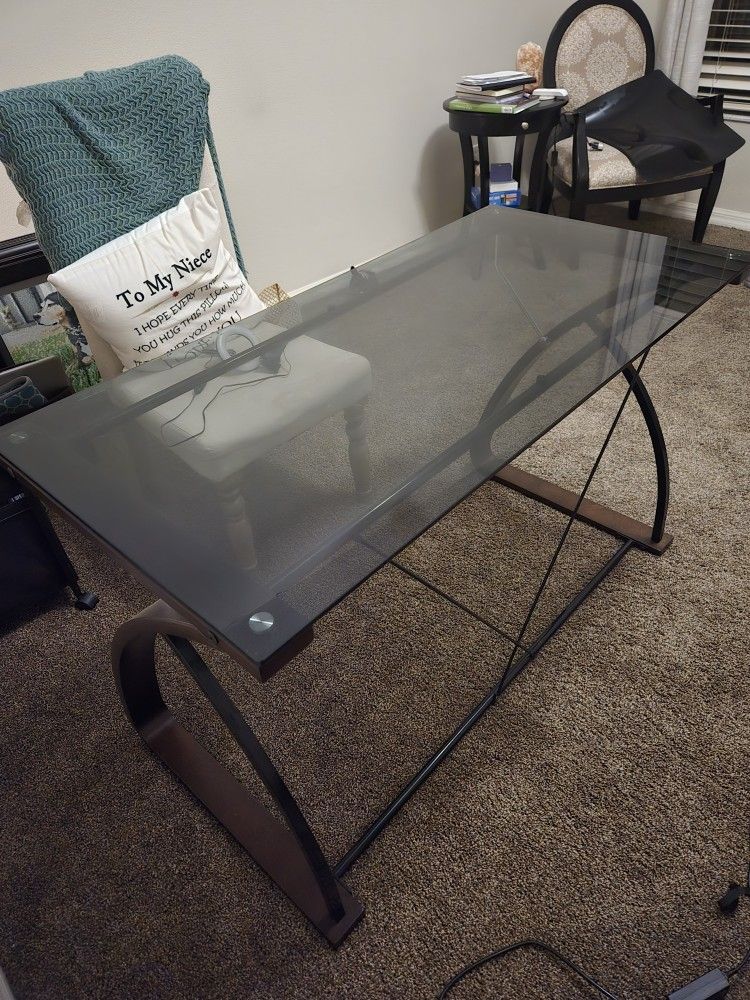 Glass Desk