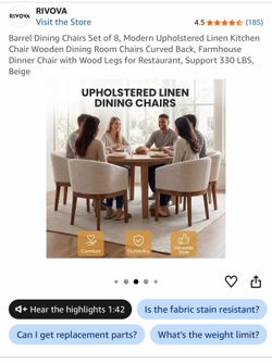 Brand New 8 Chairs
