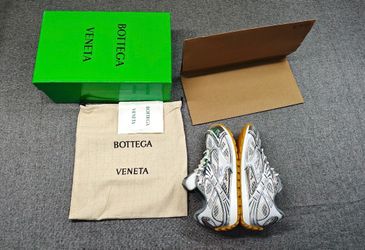 Bottega Veneta Orbital silver shoes
