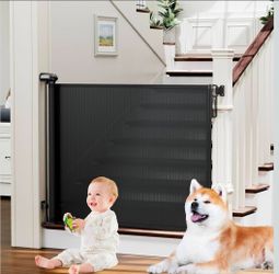 PRObebi 72" Wide Retractable Baby & Dog Gate