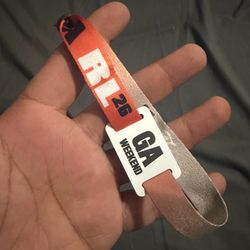 Rolling Loud 3 Day GA Wristband w/ or w/o shirt