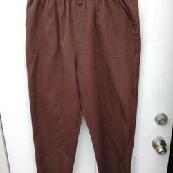 White Stag Petite 20 W Women's Brown Pants 
