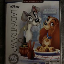 Lady And The Tramp Sealed Blu Ray W/ Slipcover