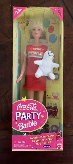 Coca-Cola Party Barbie New In Box