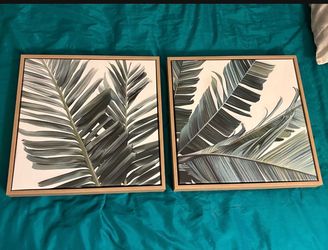 Palm Tree Leaves Wall Hanging